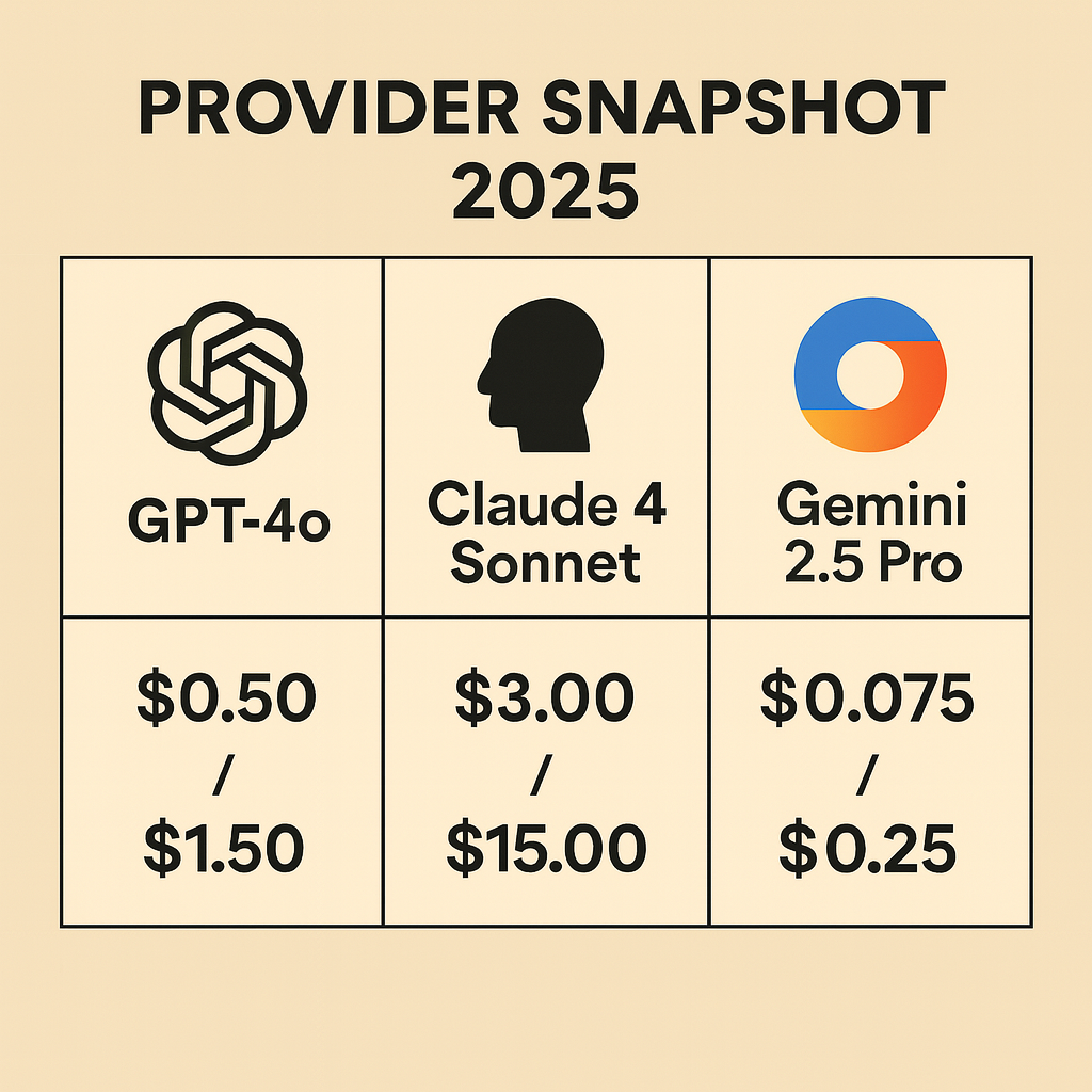 Provider Comparison